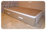 Cama diván con tres cajones y tapa a batible
