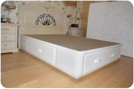 Montaje realizado cama con cajones en Valladolid