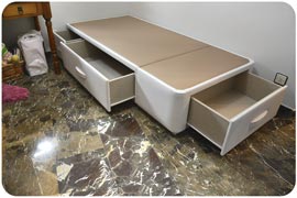 Cama Canapé de cuerpo con cajones Plus 90 cm de ancho