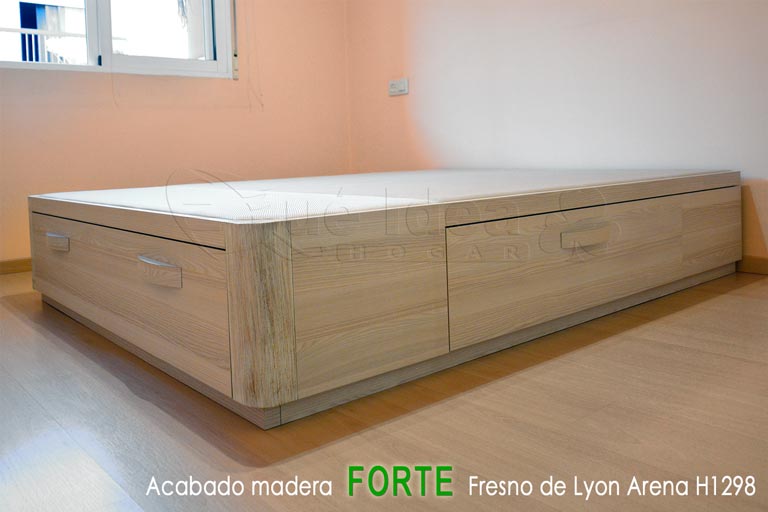 Canapé modelo Cajones Plus de Color Fresno de Lyon Arena H1298