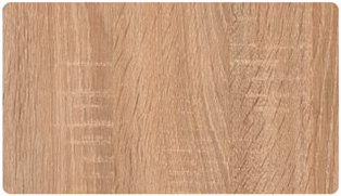 Color Roble Bardolino Gris H1146 de tablero para cama con cajones de un todo