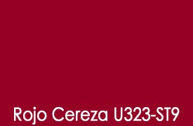 color liso de madera Forte rojo cereza U323-ST9