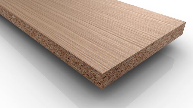 Muestra de tablero color Zebrano Arena H3006