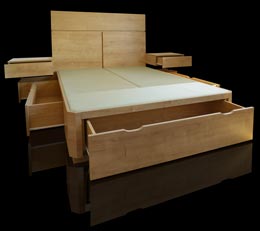 Cabecero mesitas canapé con cajones Plus todo en uno