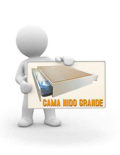 Como es la cama nido grande en Qué Idea Hogar