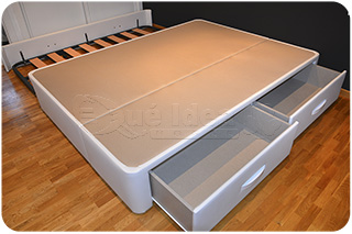 Cama Nido grande con cajones montada A Coruña de 150x200cm